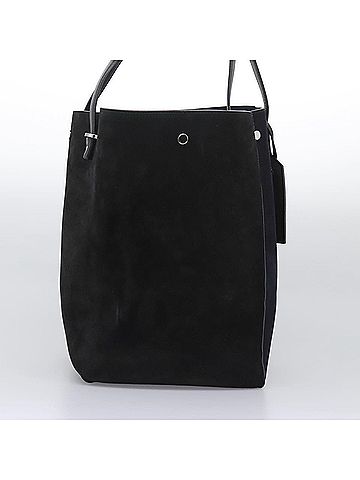Jimmy Choo Twist Navy Suede Tote Bag (view 2)
