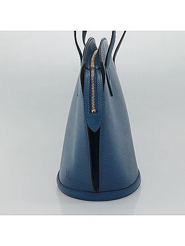 Louis Vuitton Saint Jacques Blue Leather Shoulder Bag (view 2)