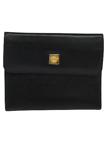 Versace Black Leather Wallet (view 1)
