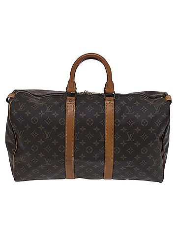 Louis Vuitton Keepall 45 Brown Canvas Travel Bag (view 1)