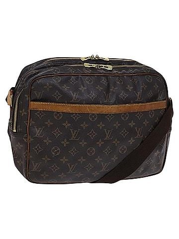 Louis Vuitton Reporter Brown Canvas Shoulder Bag (view 1)