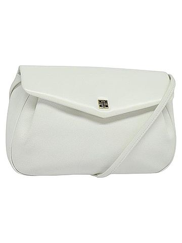 Givenchy White Leather Shoulder Bag (view 1)