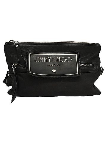 Jimmy Choo Black Synthetic Shoulder Bag (view 1)