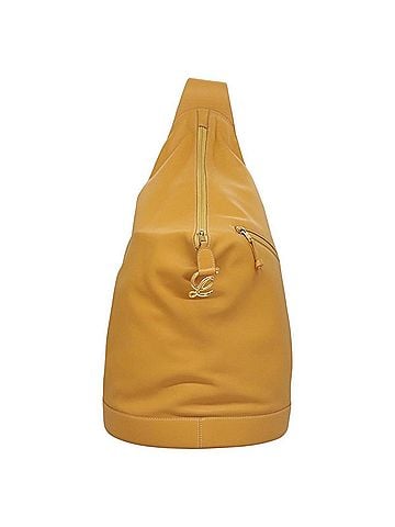 Loewe Anton Yellow Leather Shoulder Bag (view 1)