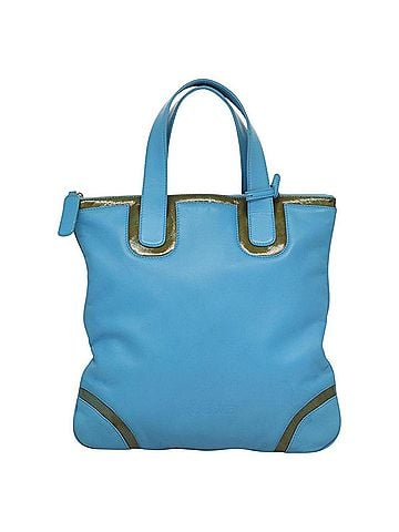 Loewe Anagram Blue Leather Handbag (view 1)