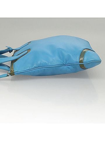 Loewe Anagram Blue Leather Handbag (view 2)