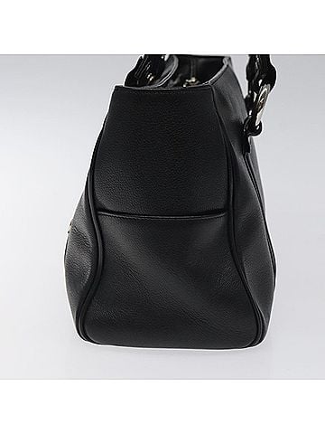 MCM Black Leather Handbag (view 2)