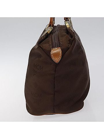 MCM Visetos Brown Nylon Handbag (view 2)