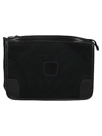 Gucci Black Canvas Clutch Bag (view 1)