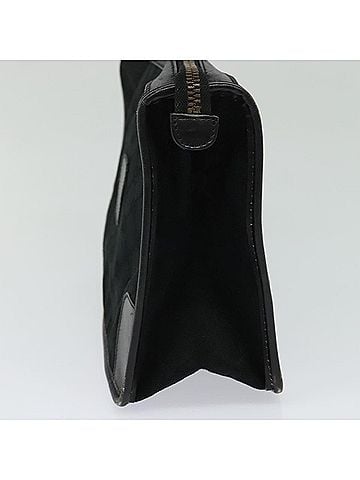 Gucci Black Canvas Clutch Bag (view 2)