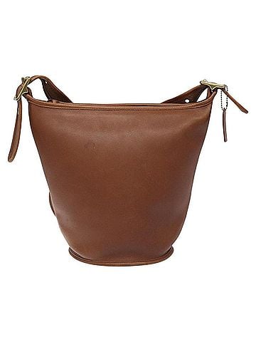 Coach Brown Leather Shoulder Bag (view 1)
