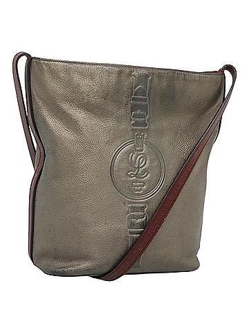 Loewe Silver Leather Shoulder Bag (view 1)