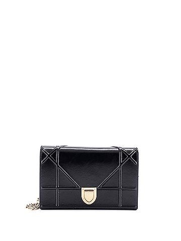Christian Dior Diorama Wallet on Chain Leather (view 1)