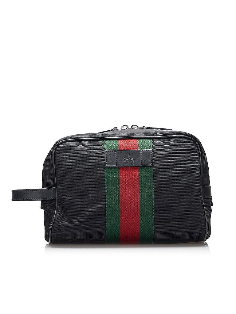 Gucci 100% Canvas Black Techno Web Canvas Clutch One size - photo 1