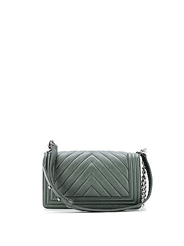 Chanel Boy Flap Bag Chevron Caviar Old Medium (view 2)