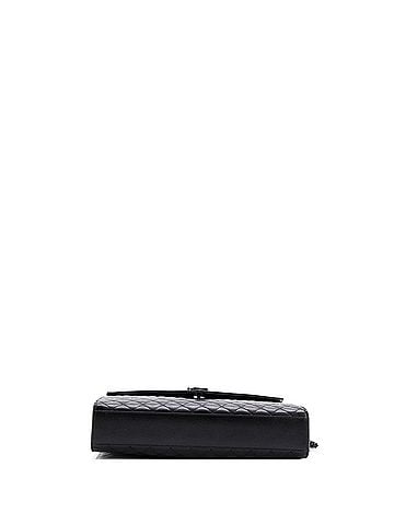 Saint Laurent Classic Monogram Envelope Satchel Mixed Matelasse Leather Large (view 2)