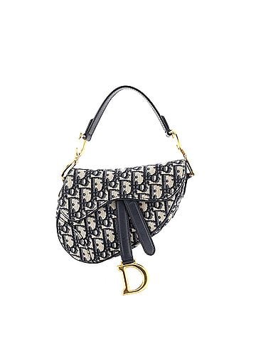 Christian Dior Saddle Handbag Oblique Canvas Mini (view 1)