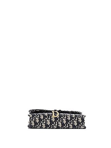 Christian Dior Saddle Chain Clutch Oblique Canvas (view 2)