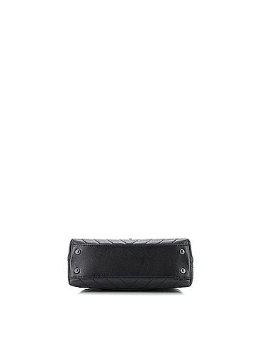 Chanel So Black Coco Top Handle Bag Chevron Caviar Mini (view 2)