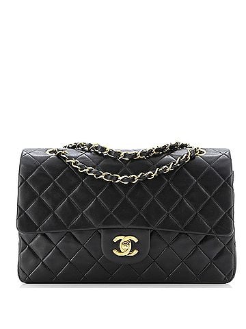 Chanel Vintage Classic Double Flap Bag Quilted Lambskin Medium (view 1)