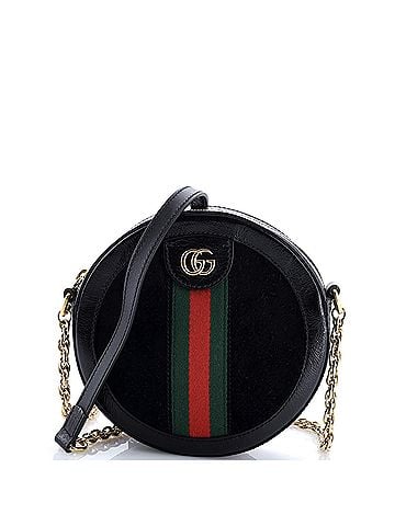 Gucci Ophidia Round Shoulder Bag Suede Mini (view 1)