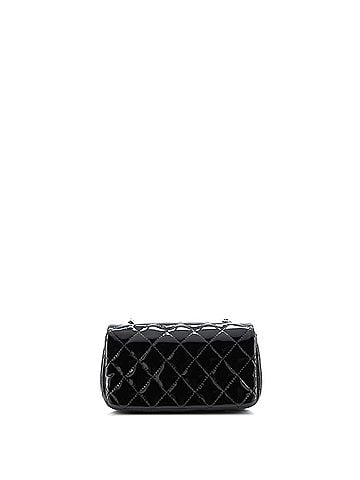 Chanel Classic Single Flap Bag Quilted Patent Extra Mini (view 2)