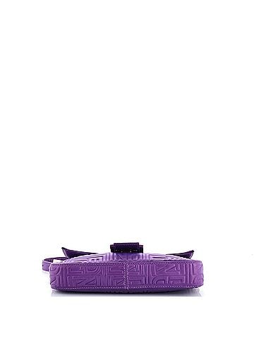 Fendi Baguette Bag Logo Embossed Leather Small (view 2)