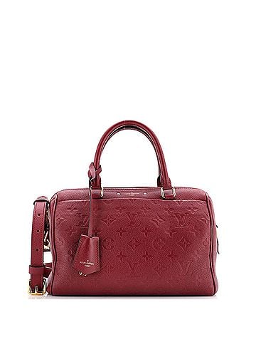 Louis Vuitton Speedy Bandouliere Bag Monogram Empreinte Leather 25 (view 1)