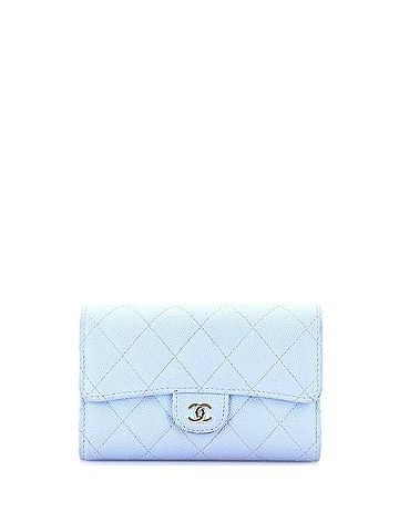 Chanel Trifold Classic Flap Wallet Quilted Caviar Medium (view 1)