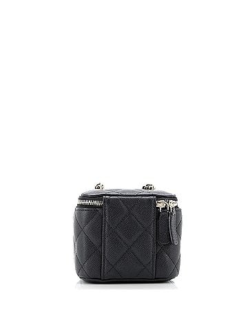 Chanel Classic Vanity Case with Chain Quilted Caviar Mini (view 2)