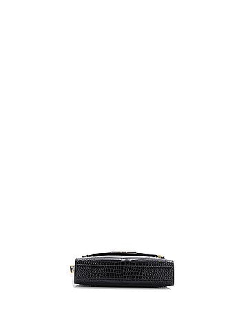 Saint Laurent Manhattan Shoulder Bag Crocodile Embossed Leather Small (view 2)