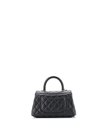 Chanel Coco Top Handle Bag Quilted Caviar Mini (view 2)