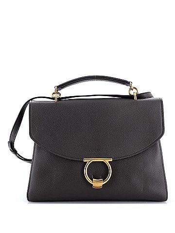 Salvatore Ferragamo Margot Satchel Leather Large (view 1)