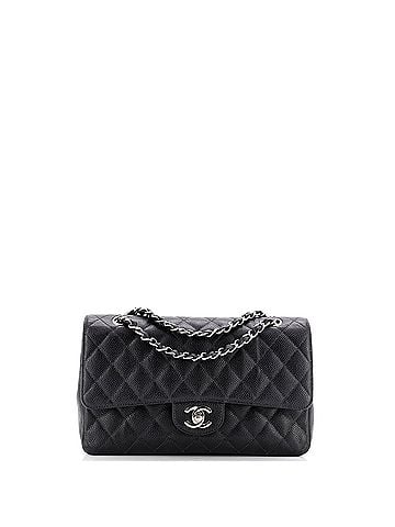 Chanel Classic Double Flap Bag Quilted Caviar Medium (view 1)