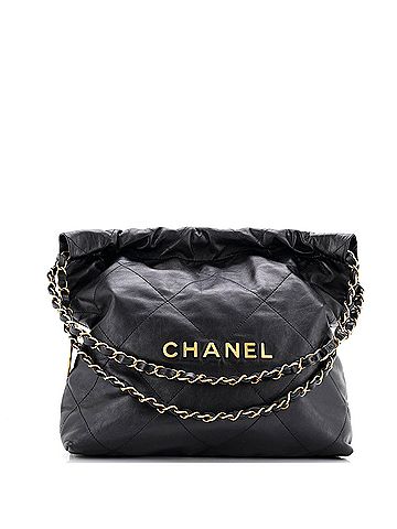 Chanel 22 Chain Hobo Quilted Calfskin Small (view 1)