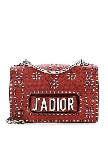 Christian Dior J'Adior Flap Bag Studded Embossed Leather Medium (view 1)