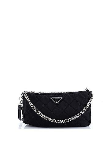 Prada Chain Zip Shoulder Bag Quilted Tessuto Small (view 1)