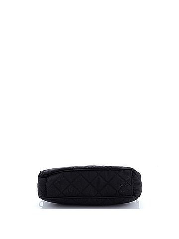 Prada Chain Zip Shoulder Bag Quilted Tessuto Small (view 2)