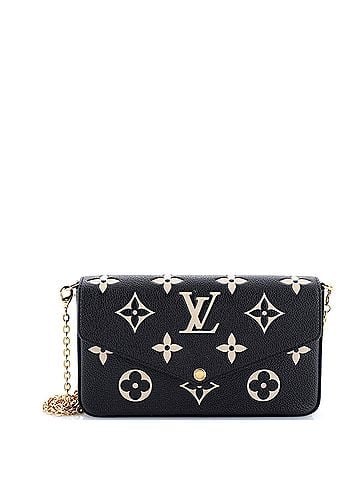 Louis Vuitton Felicie Pochette Bicolor Monogram Empreinte Giant (view 1)
