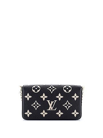 Louis Vuitton Felicie Pochette Bicolor Monogram Empreinte Giant (view 2)