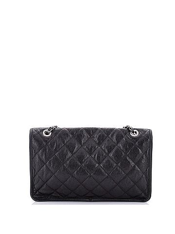Chanel French Riviera Flap Bag Quilted Caviar Large (view 2)