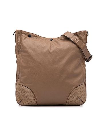 Bottega Veneta Intrecciomirage Trimmed Leather Crossbody (view 1)