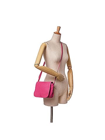 Bottega Veneta Nappa Intrecciato Flap Crossbody (view 2)