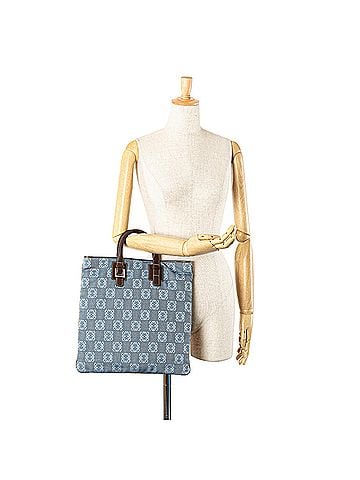 Loewe Anagram Denim Tote (view 2)