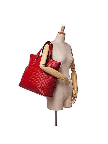Bottega Veneta Nappa Intrecciato Belt Strap Tote (view 2)