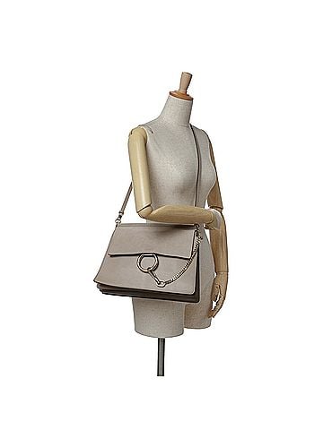 Chloé Medium Calfskin and Suede Faye Crossbody (view 2)
