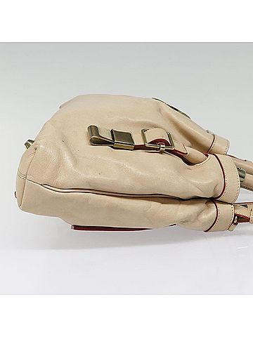 Chloé Victoria Beige Leather Handbag (view 2)