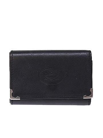 Cartier Porte Clés Black Leather Wallet (view 1)