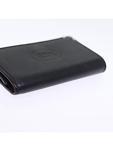 Cartier Porte Clés Black Leather Wallet (view 2)