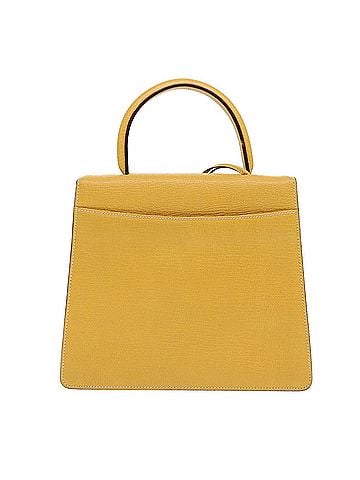 Loewe Barcelona Yellow Leather Handbag (view 1)